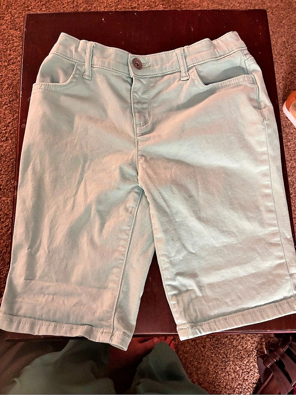 PLACE Girls Shorts in Blue Waist Size 10